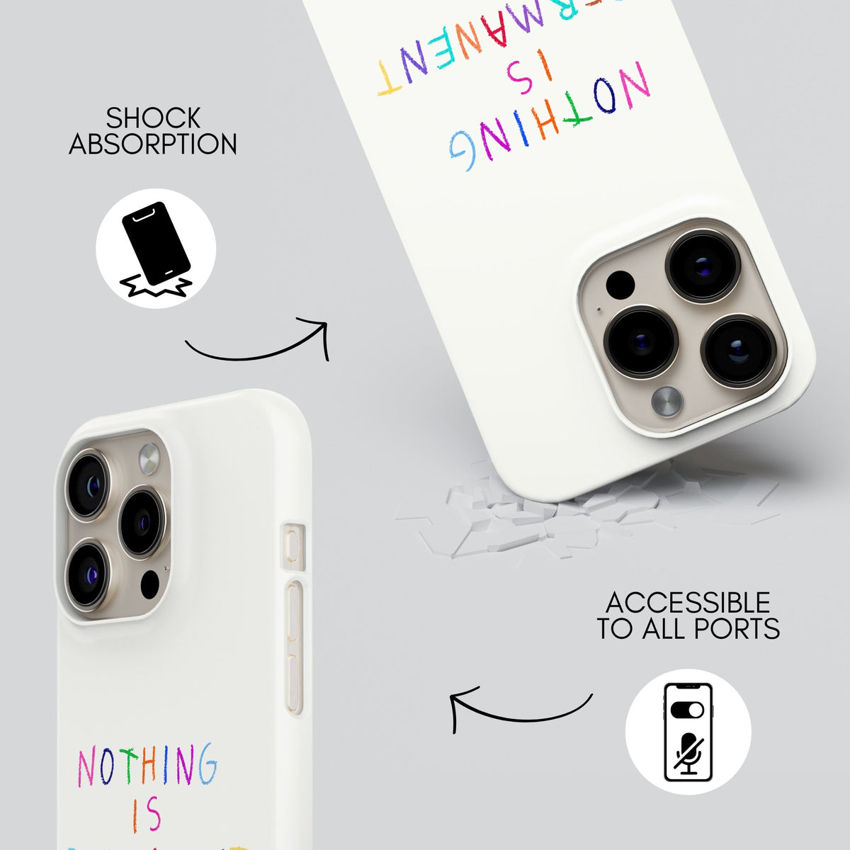 Reminder Premium Tough Shining Phone Case (Double Layer) Available For All iPhone Models