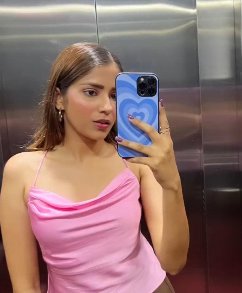 Blue Heart Glossy Case