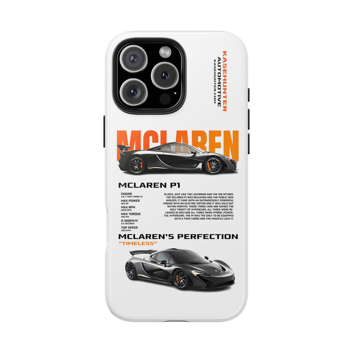 Sports Car Collection Tough Shining Phone Case (Double Layer) Available For All iPhone Models