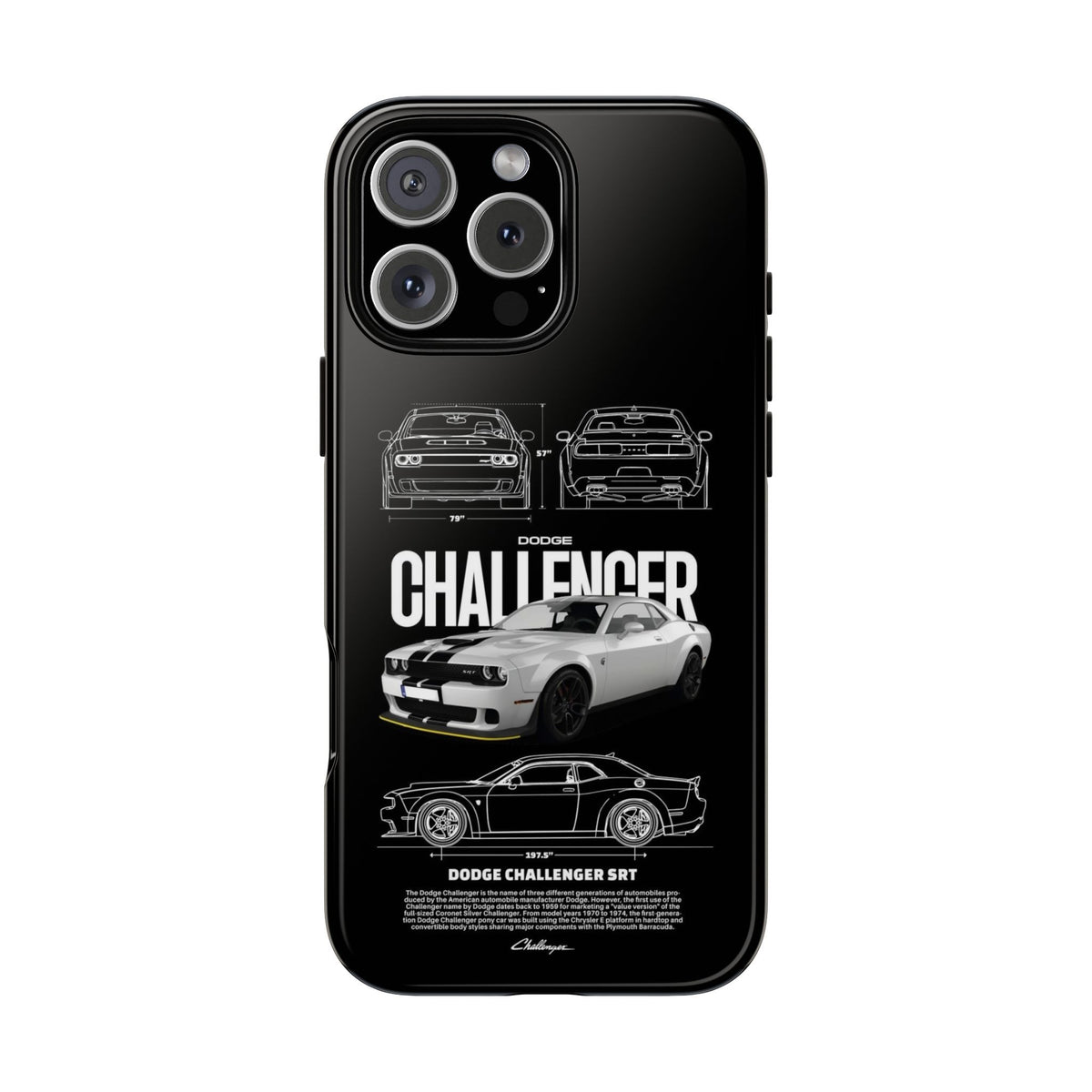 Sports Car Collection Tough Shining Phone Case (Double Layer) Available For All iPhone Models
