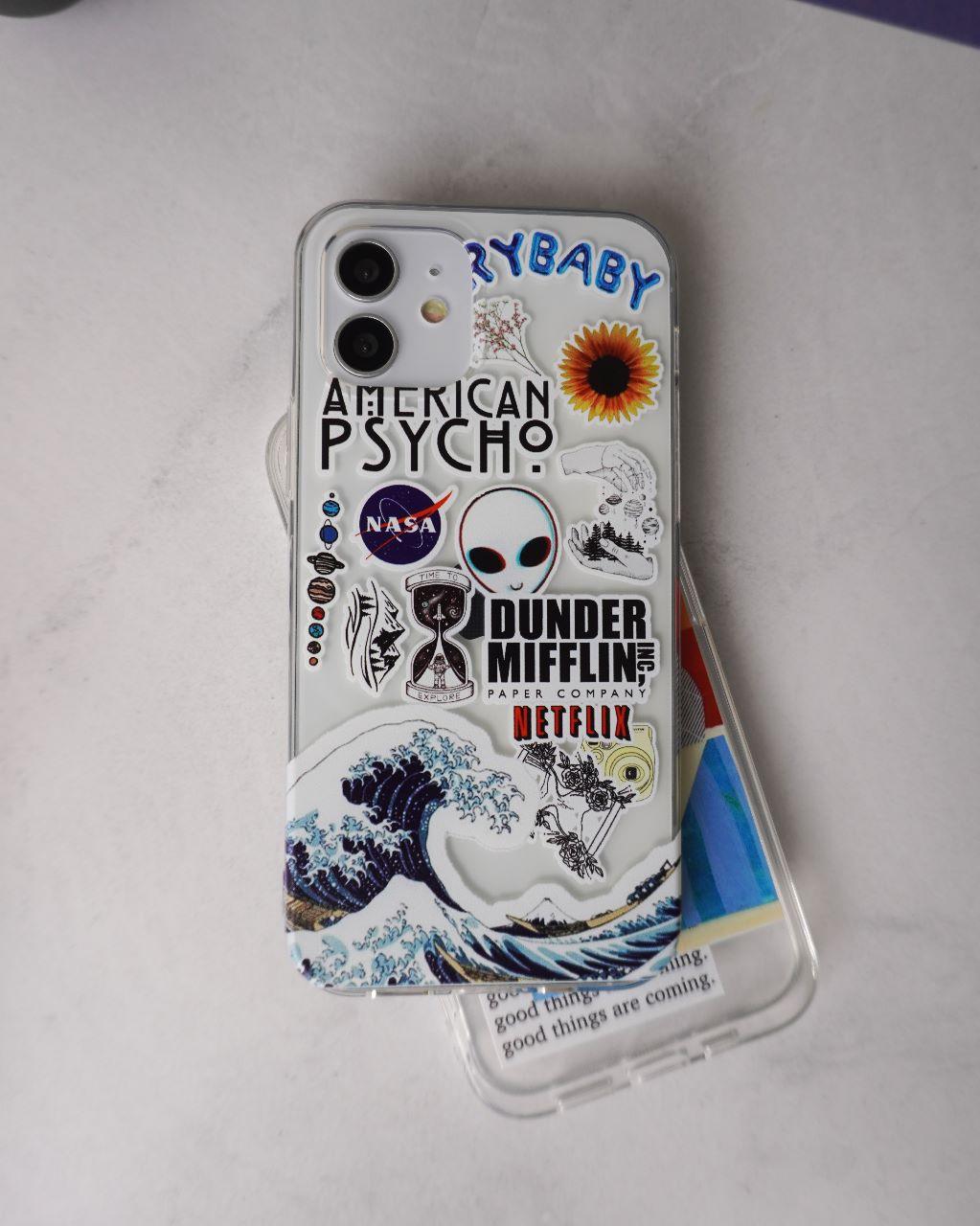 Space Alien sticker Sillicon Case - Case On