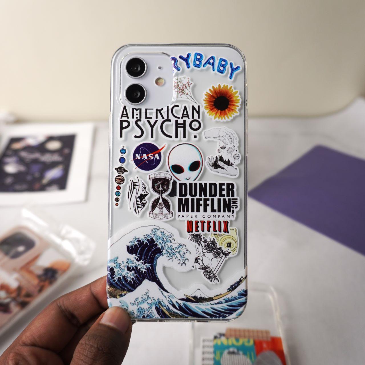 Space Alien sticker Sillicon Case - Case On