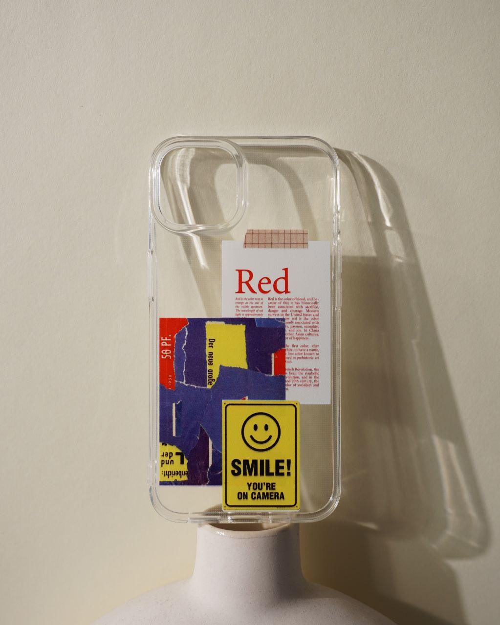 Smile on Camera sticker Sillicon Case - Case On