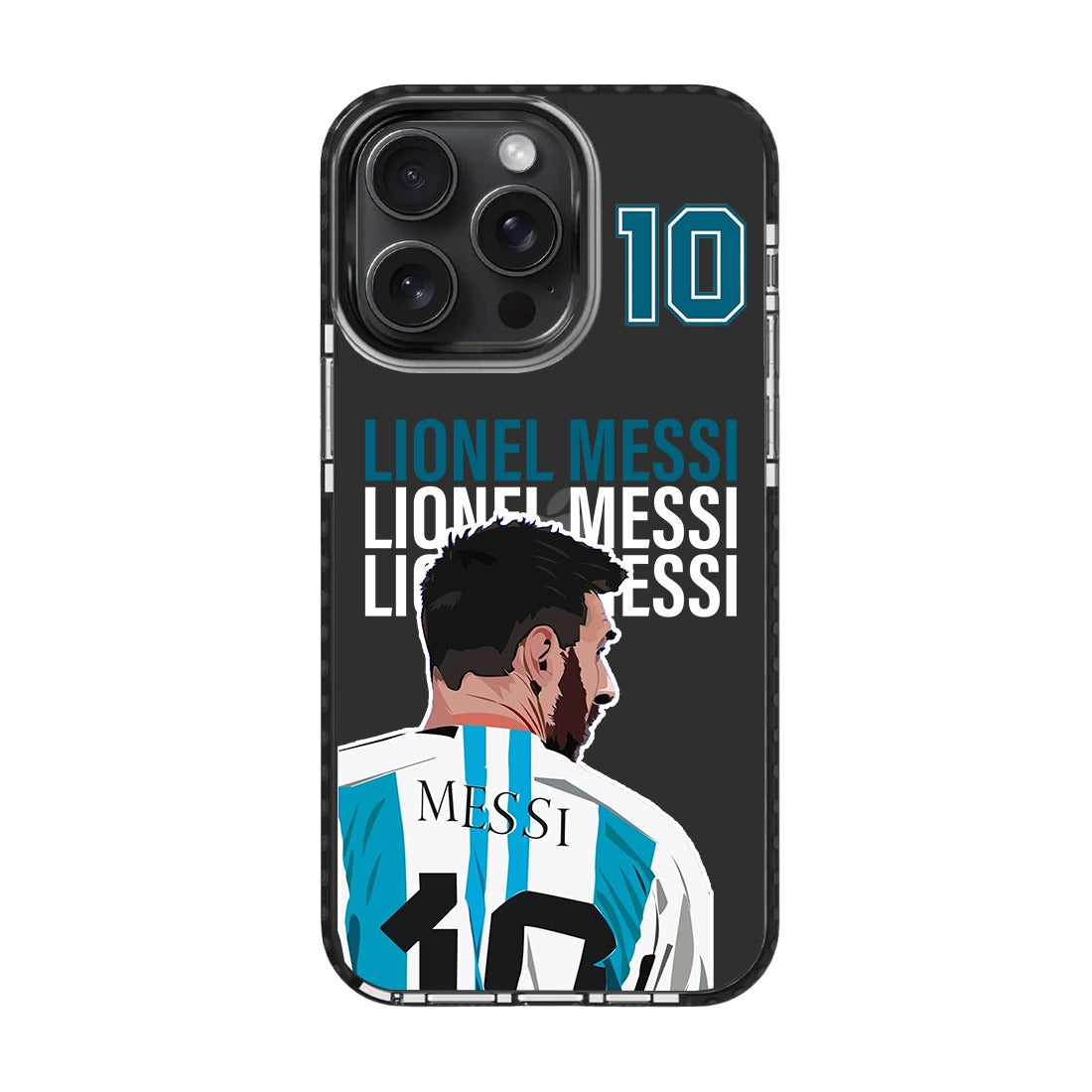 Lionel Messi Reverb Case For iPhone Models Black border case Anti Yellow