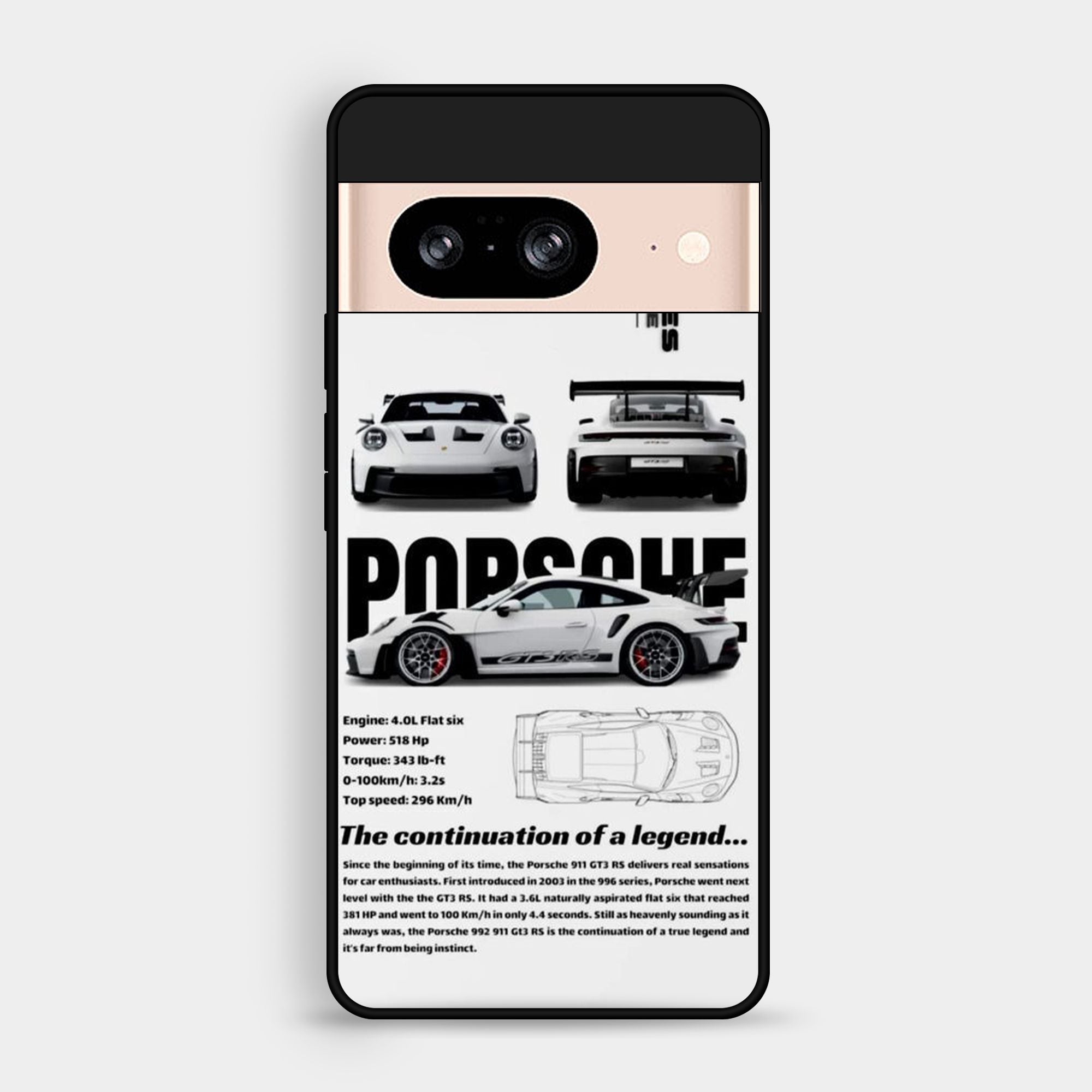 Google Pixel 8a - Wallpaper 100 - Premium Printed Glossy Phone Case