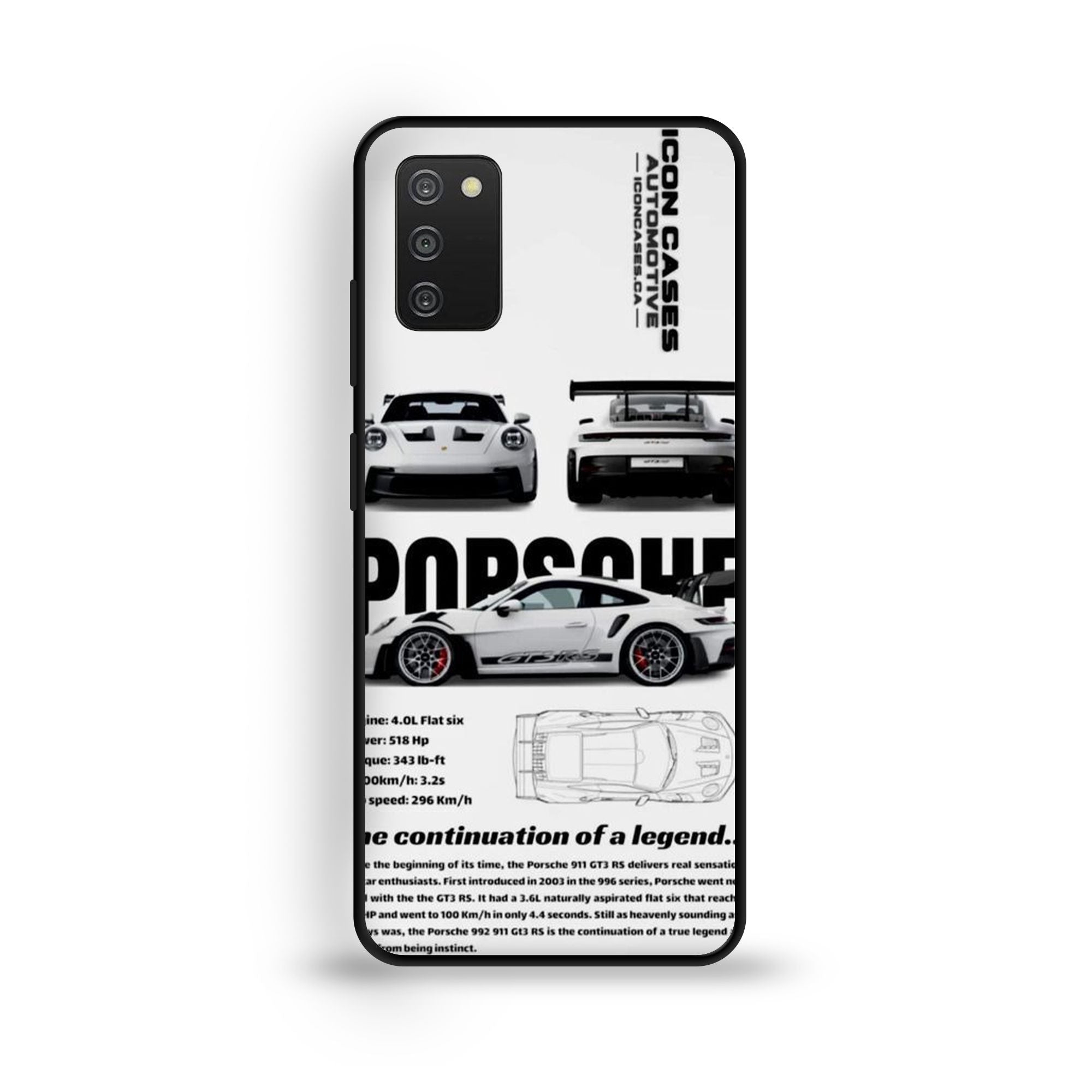 Samsung Galaxy A03s - Wallpaper 100 - Premium Printed Glossy Phone Case