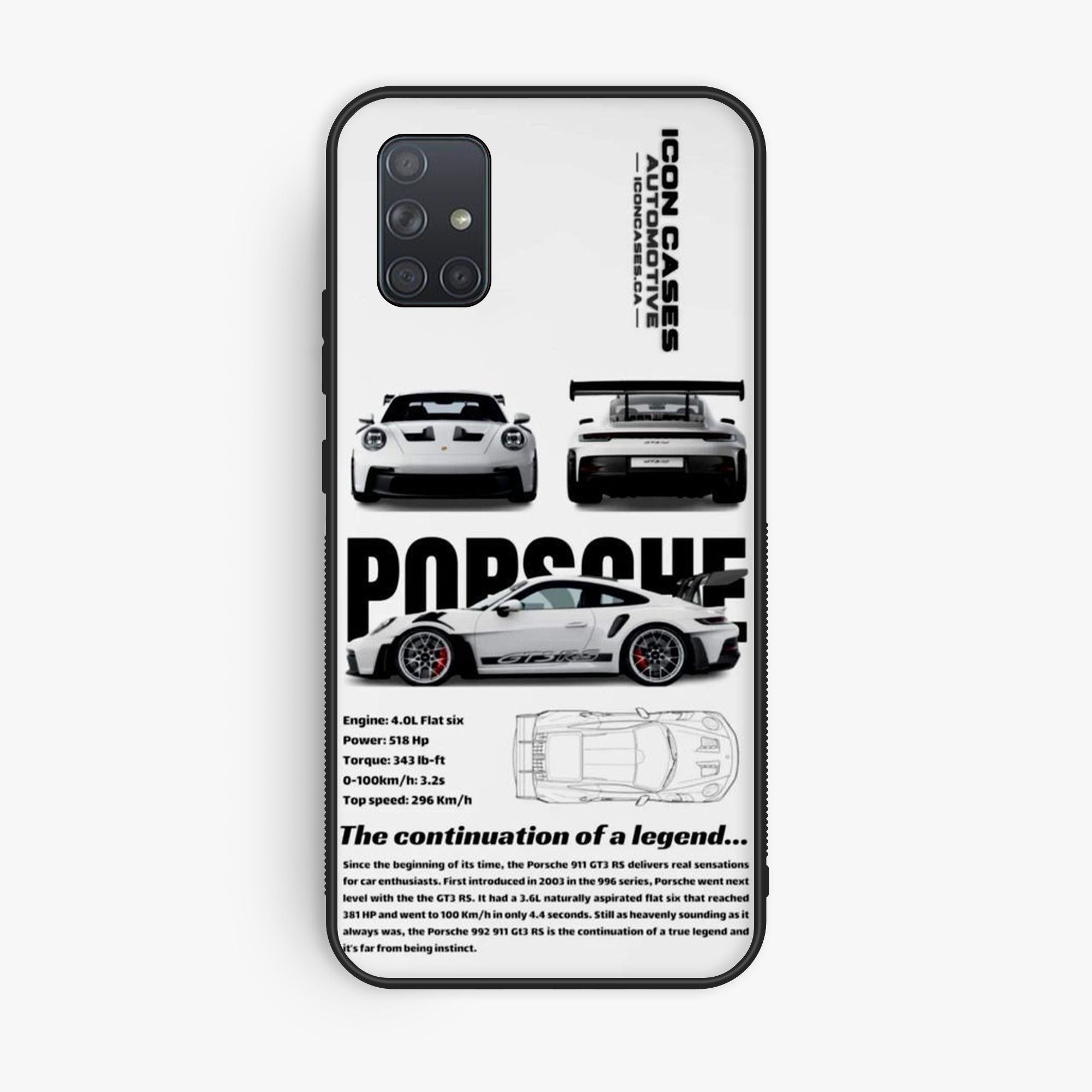 Samsung Galaxy A51 - Wallpaper 100 - Premium Printed Glossy Phone Case