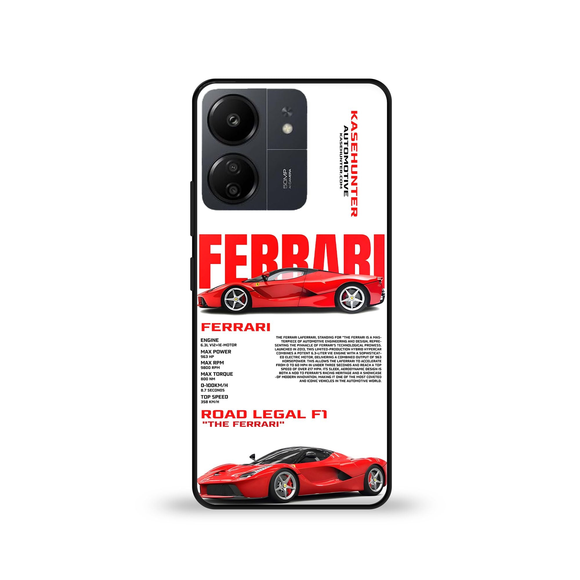 Redmi 13C - Wallpaper 163 - Premium Printed Glossy Phone Case