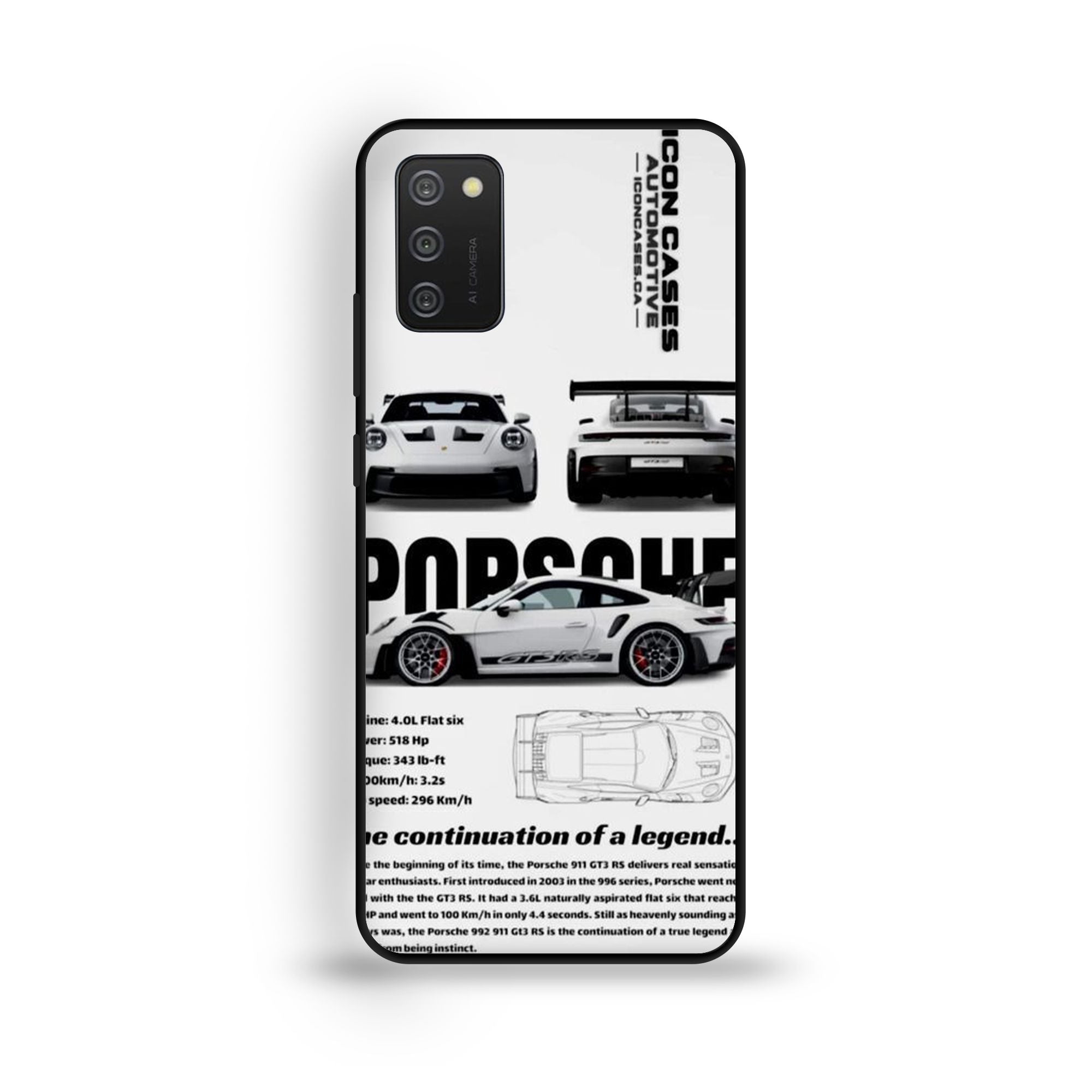 Samsung Galaxy A02s - Wallpaper 100 - Premium Printed Glossy Phone Case
