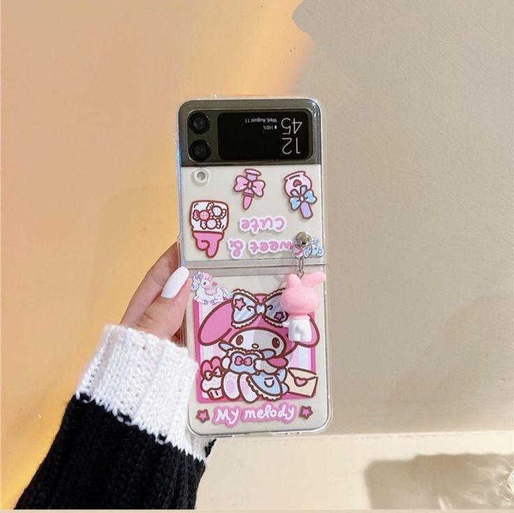 My Melody Cute Clear Phone Case | Samsung Galaxy Z Flip 3 / 4 / 5 / 6