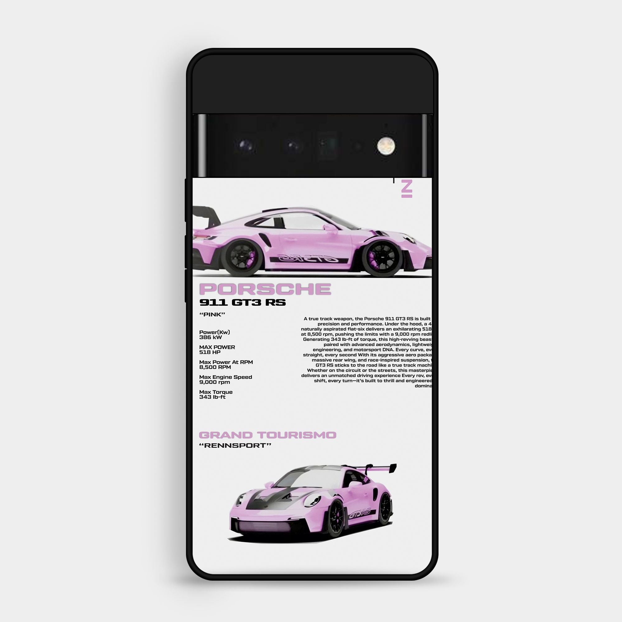 Google Pixel 6a - Wallpaper 024 - Premium Printed Glossy Phone Case