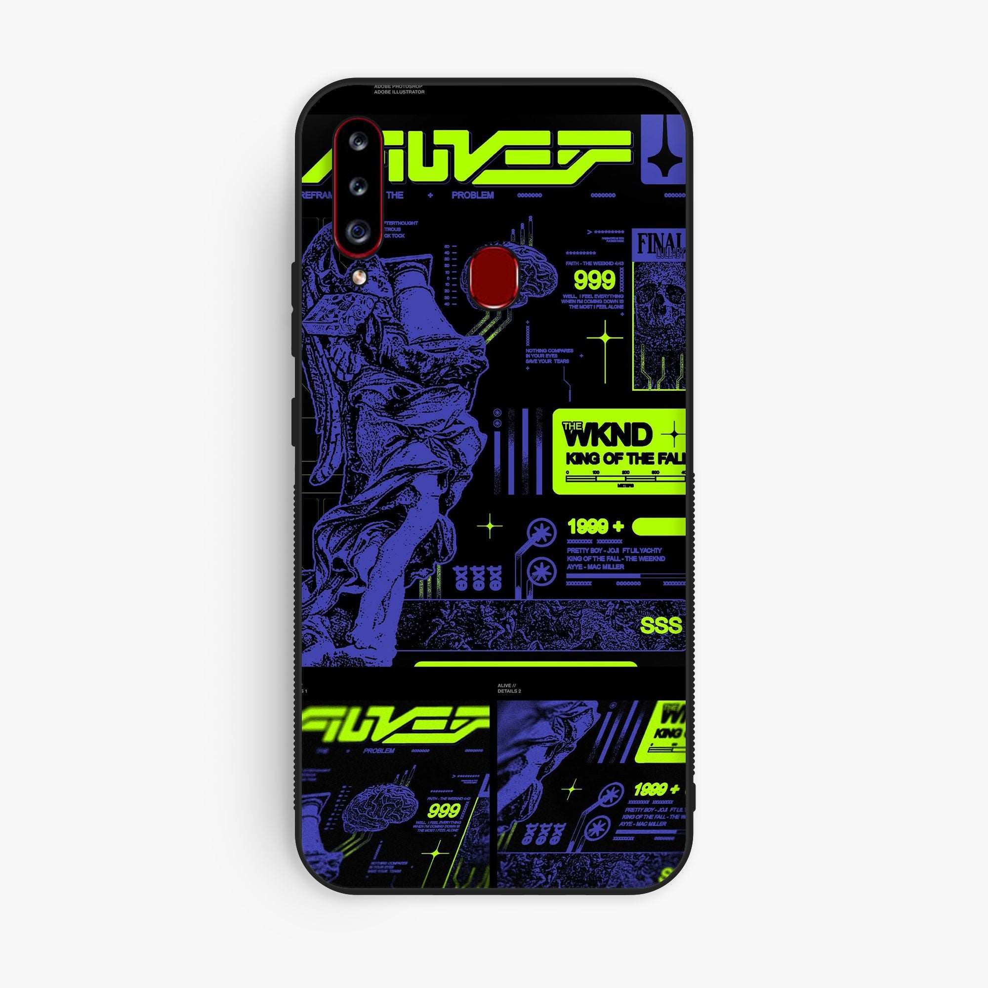 Samsung Galaxy A20s - Wallpaper 084 - Premium Printed Glossy Phone Case