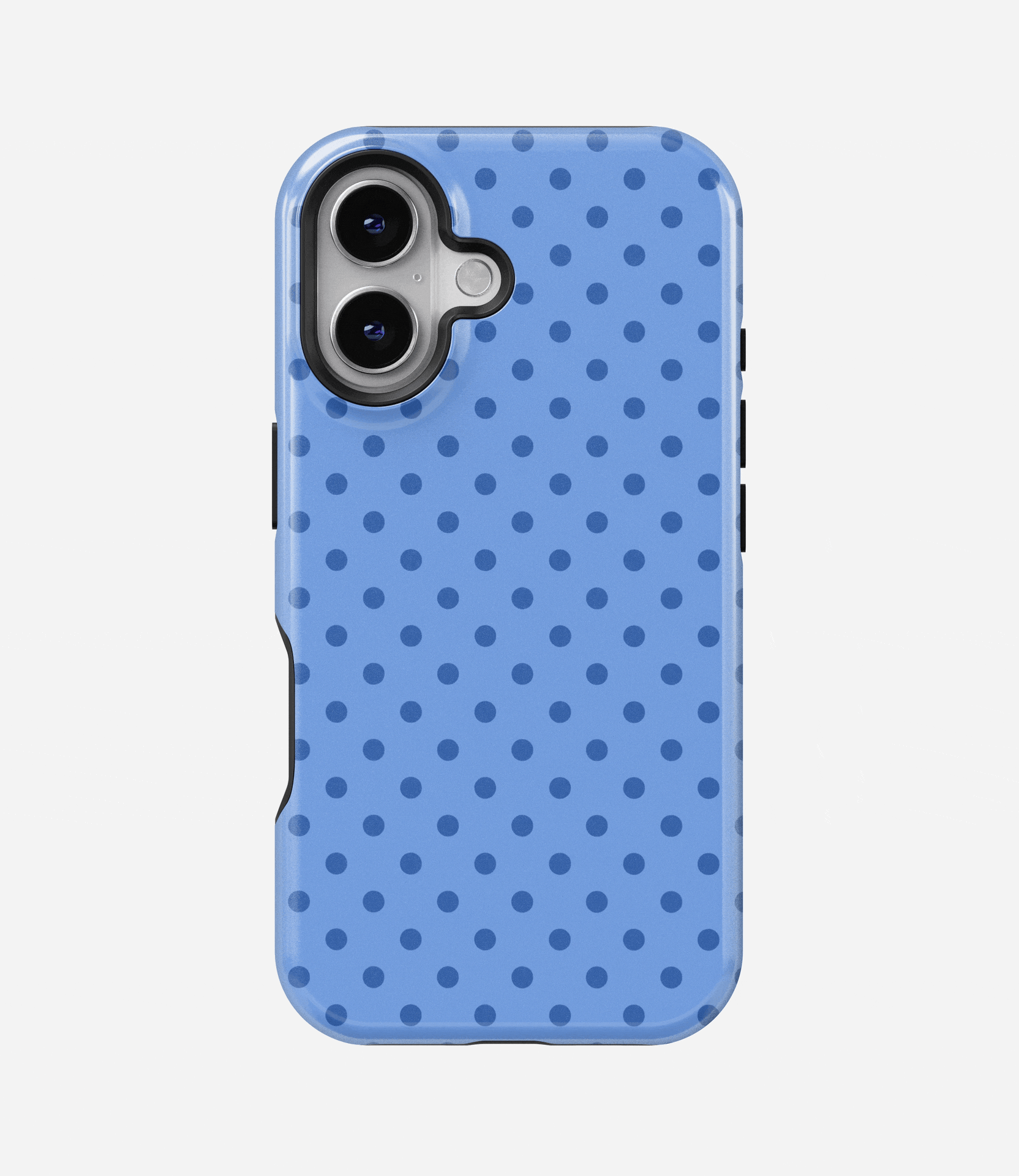 Color Pop Polka Premium Tough Shining Phone Case (Double Layer) Available For All iPhone Models