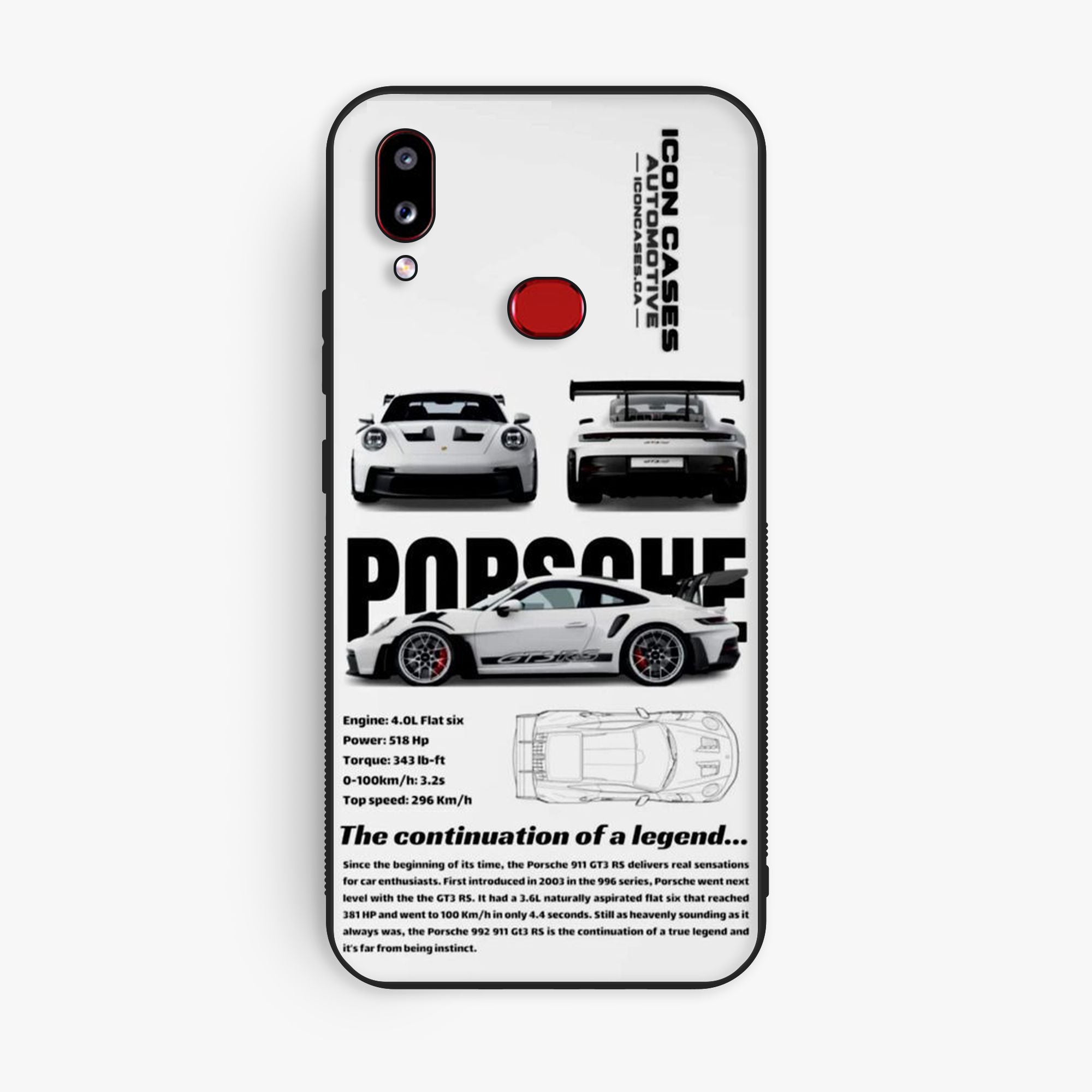 Samsung Galaxy A10s - Wallpaper 100 - Premium Printed Glossy Phone Case