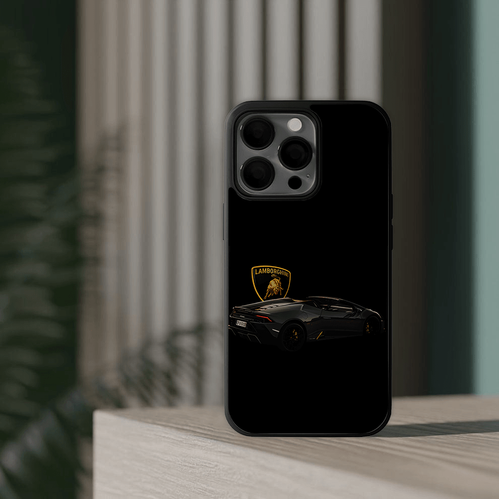 The Black Windbreaker Lamborghini Phone Case - Case On