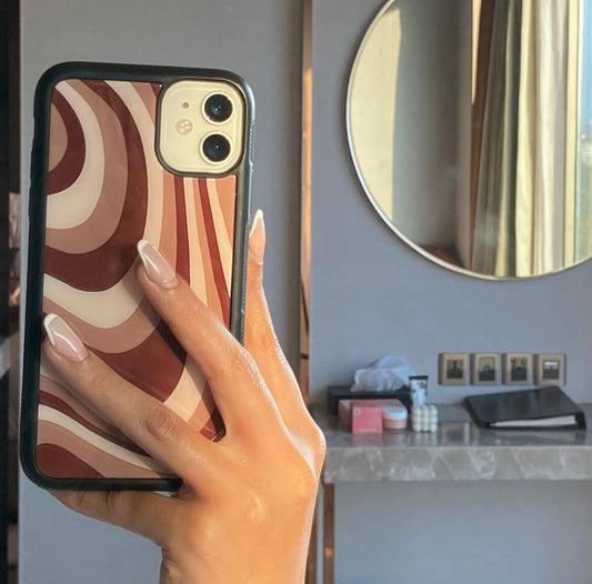 Zebra Pattern Glass Case - Case On