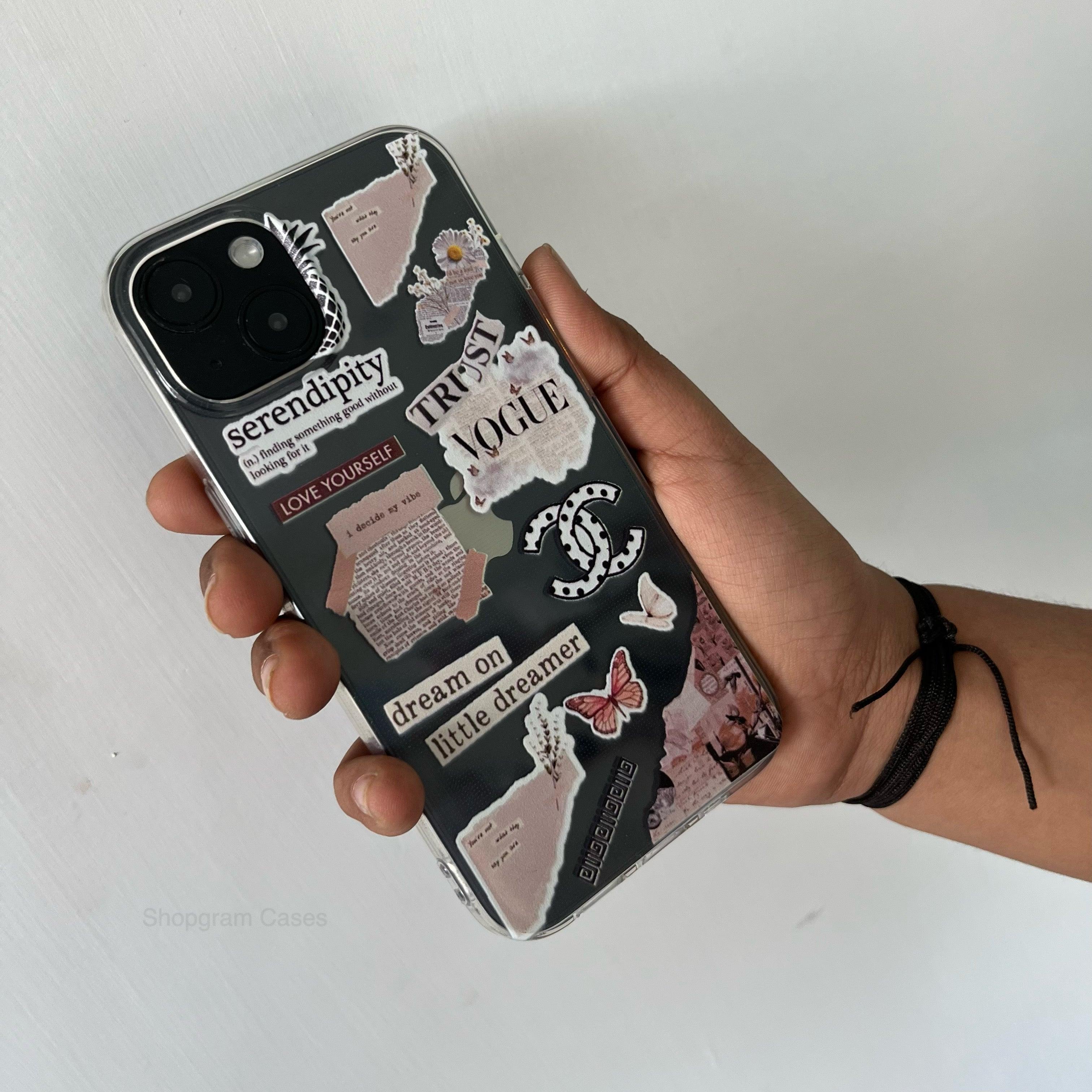 Brown Stickers Clear Case - Case On