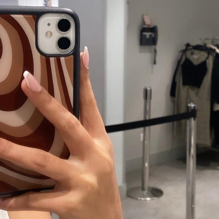 Dark Brown Swirl Case - Case On