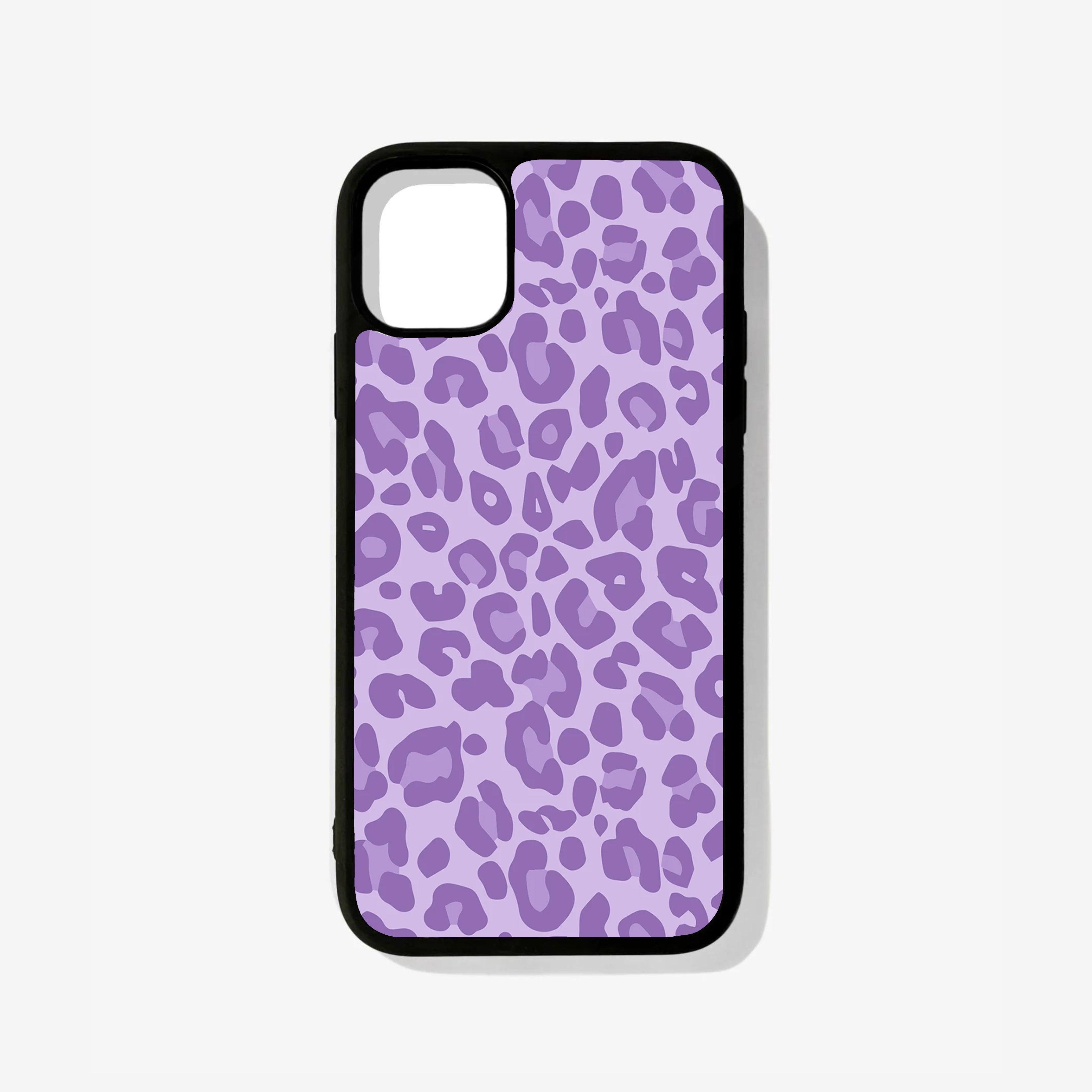 Purple Leopard Glass Case - Case On