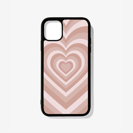 All Models Light Brown Heart Glossy Case - Case On