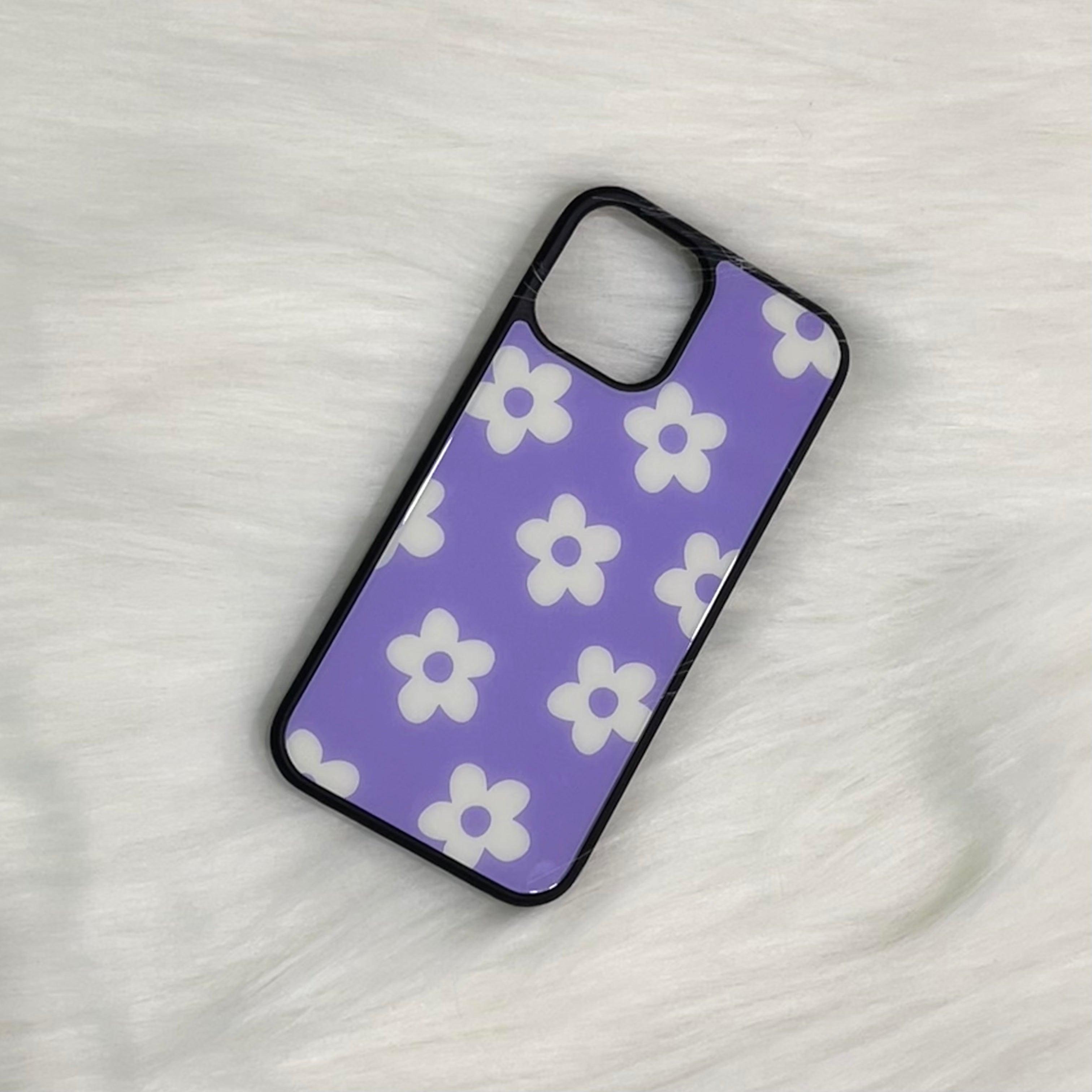 Purple Bloom Glass Case - Case On