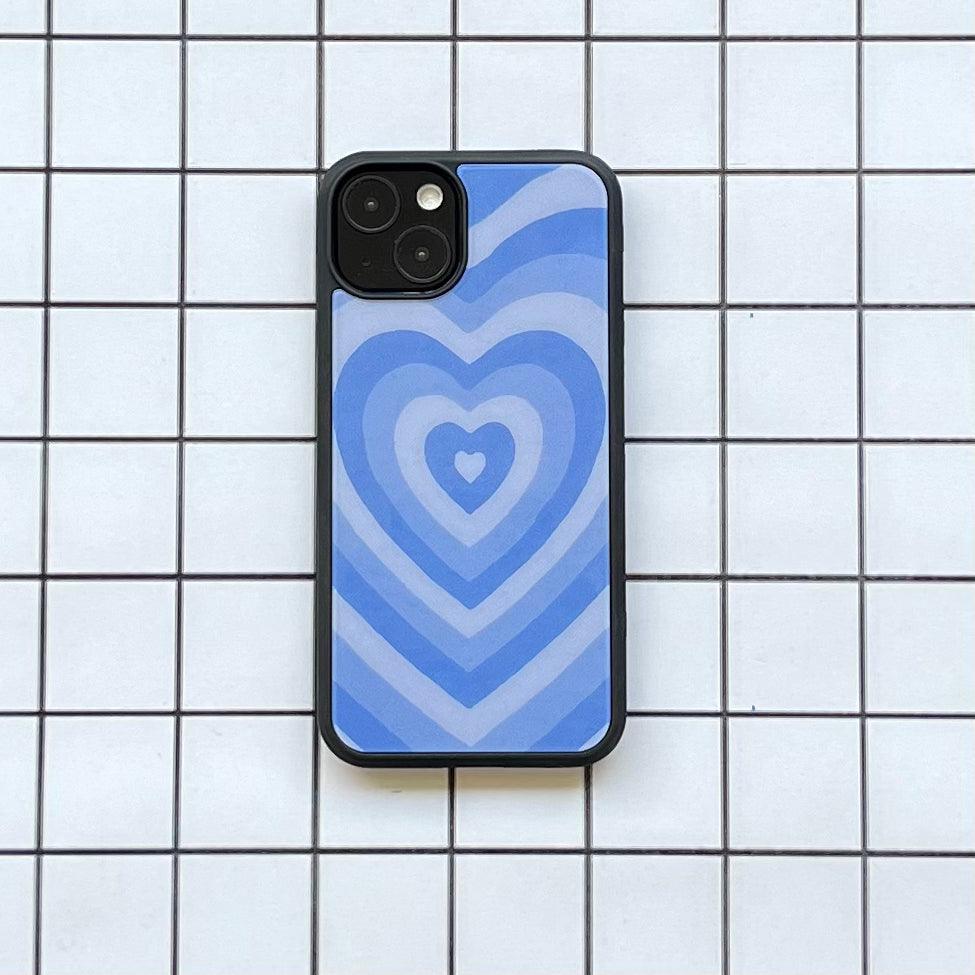 Blue Heart Glossy Case