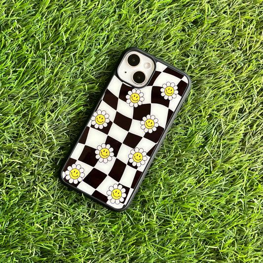All Models Smiley Flower Glass Case - Case On