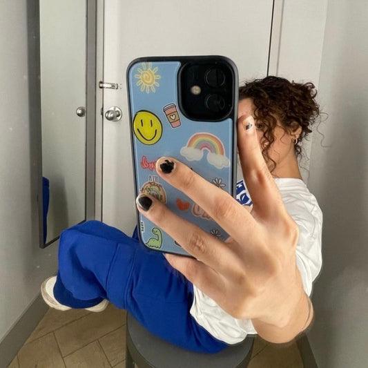 All Models Cute Stickers Glossy Case - Case On