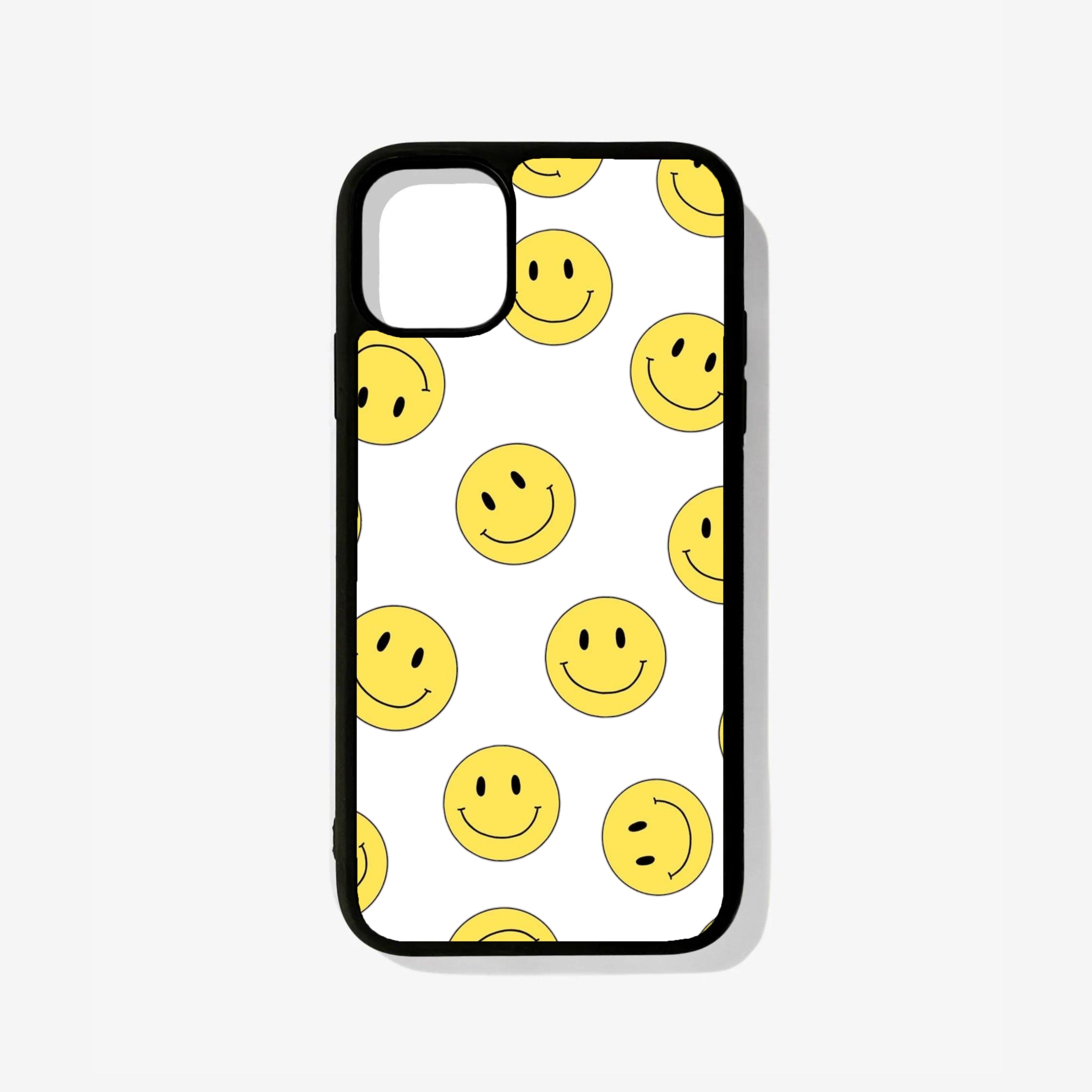 Yellow Smilies Glass Case - Case On