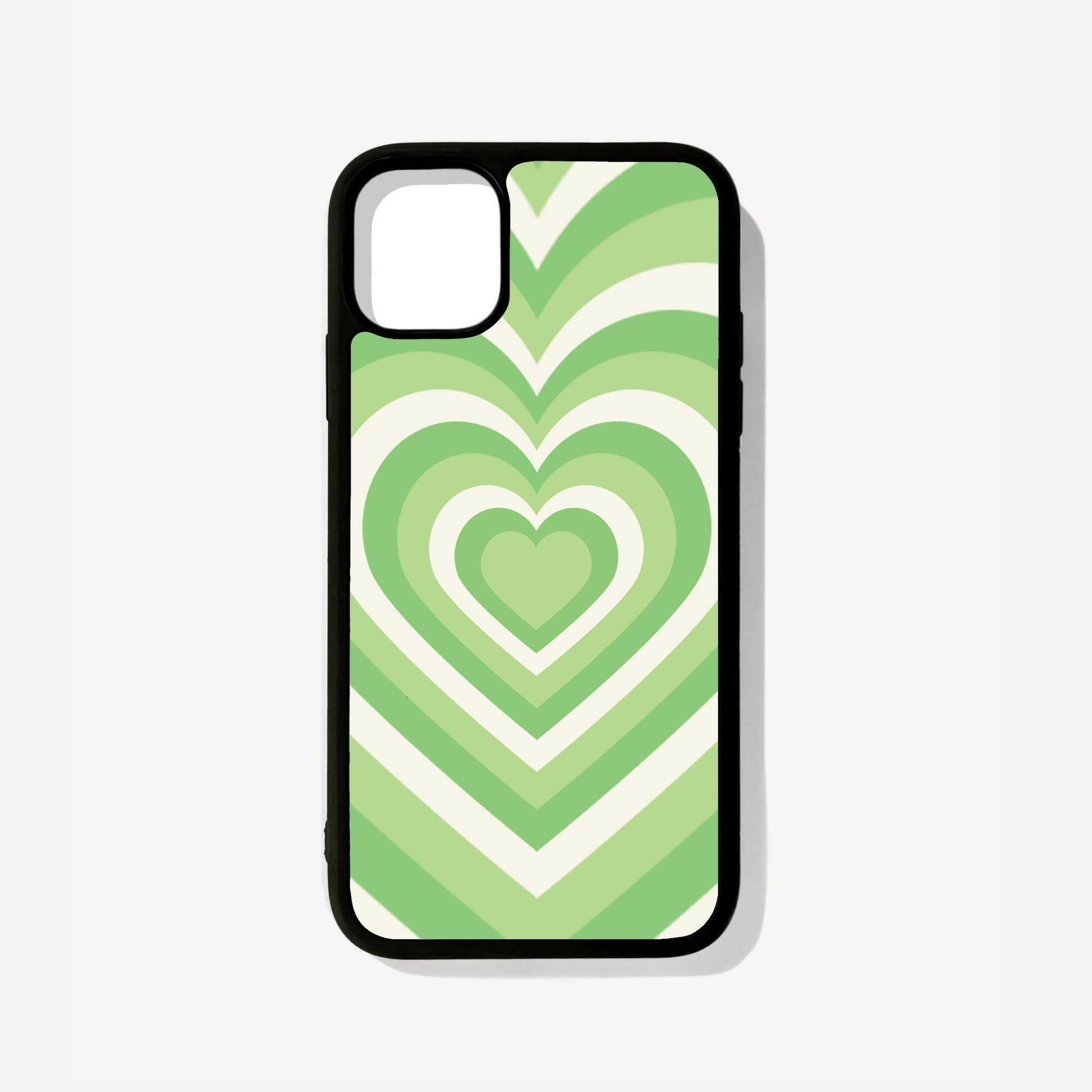 All Models Green Heart Phone Case - Case On