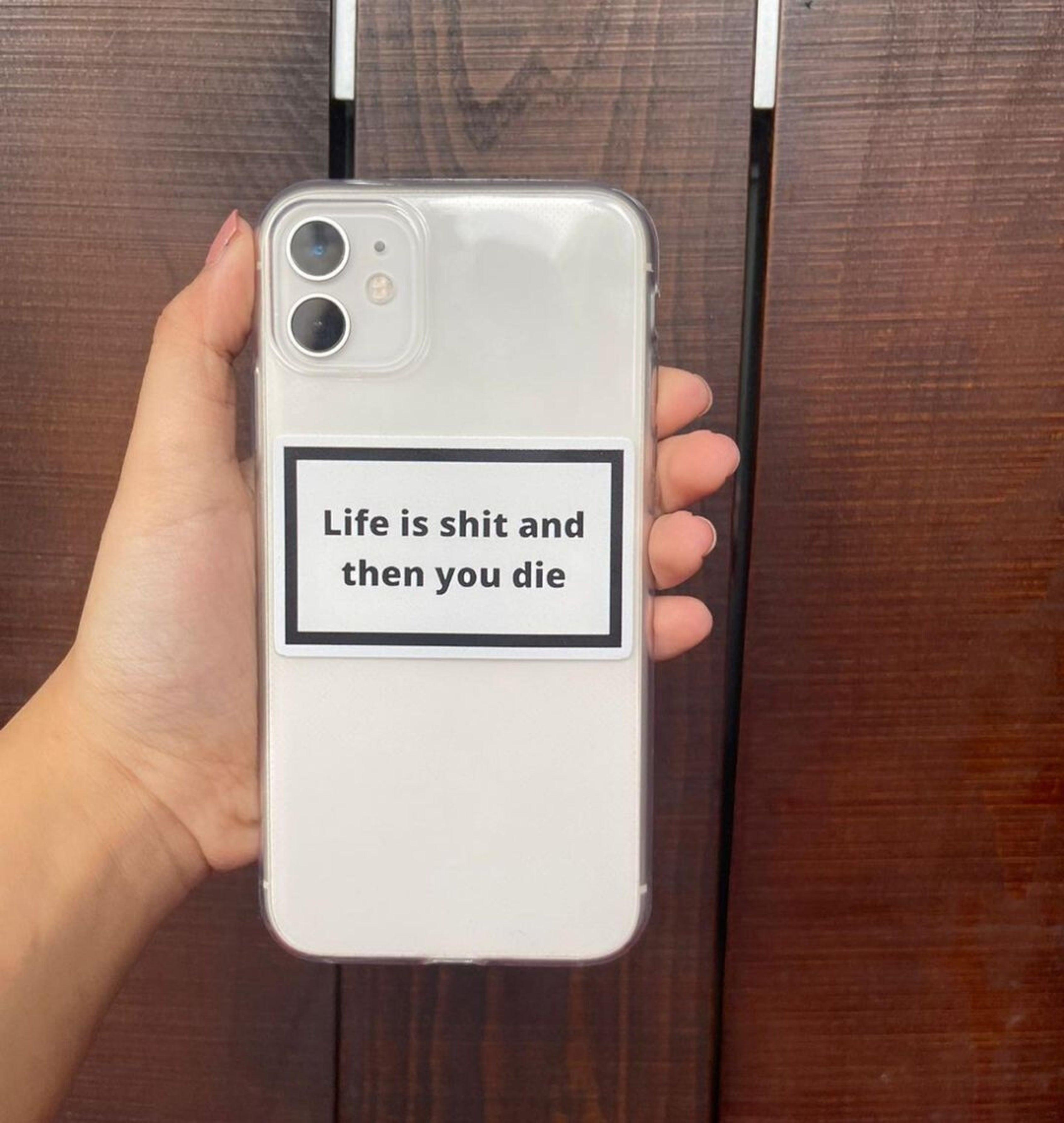 Life is Shit Clear Case - Case On