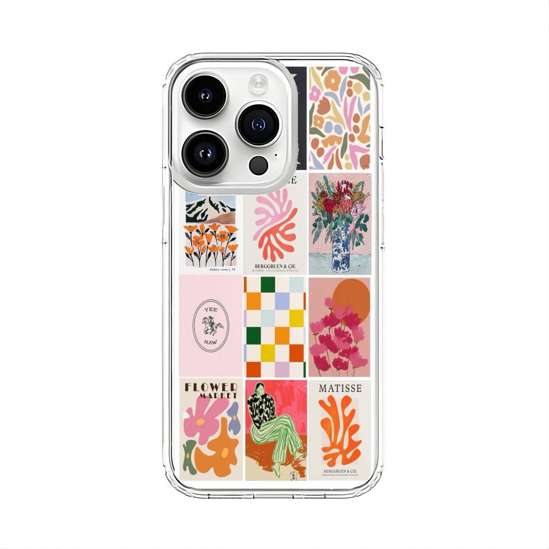 Multi Collage Silicone sticker  Case 2