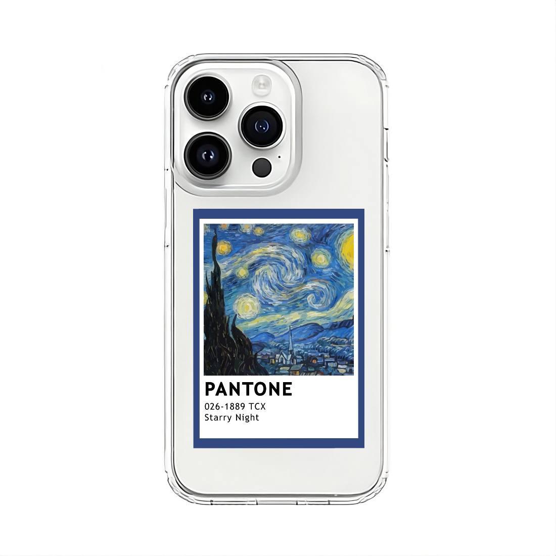 Pantone X Starry Night sticker Silicon case - Case On